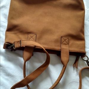Demano suede handbag
